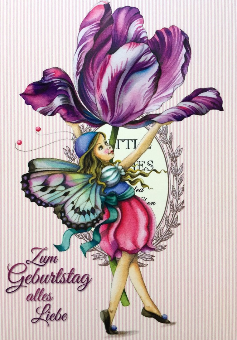 Открытка с днём рождения художнику женщине