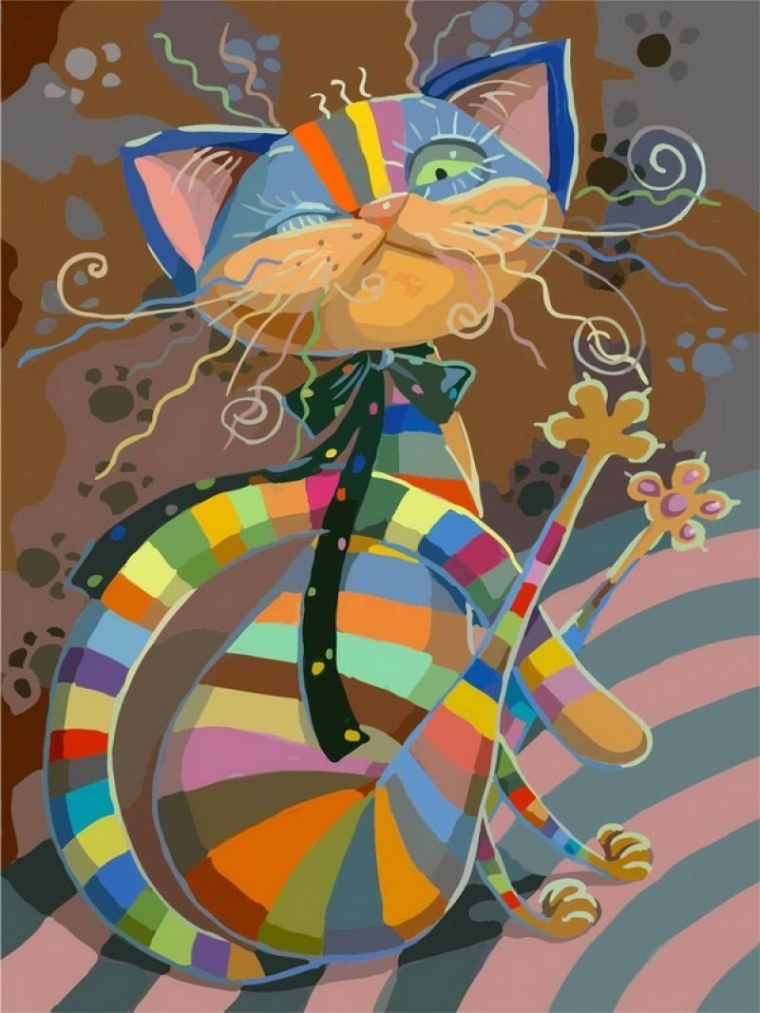 Набор для вышивания «РС-студия» 775 "кот" схема