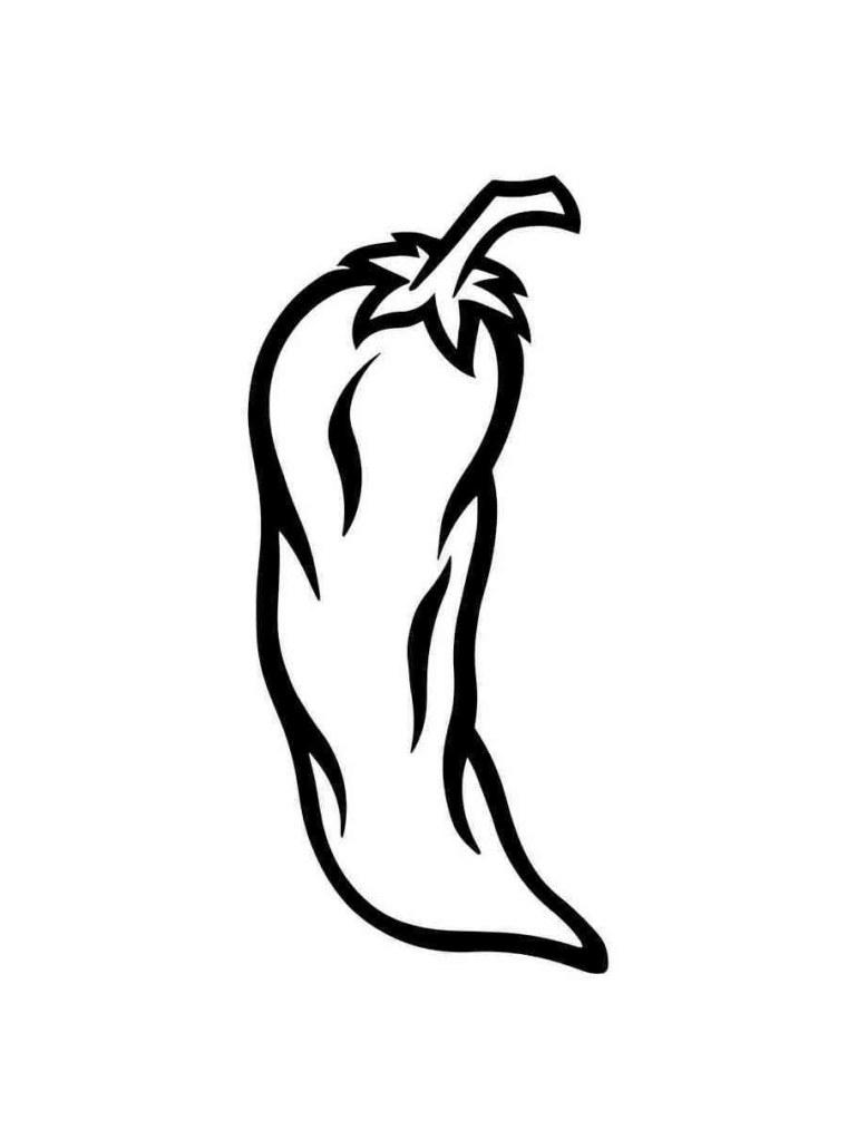 Перец вектор контур