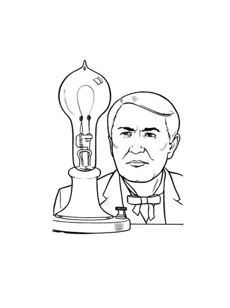 Эдисон легкий рисунок