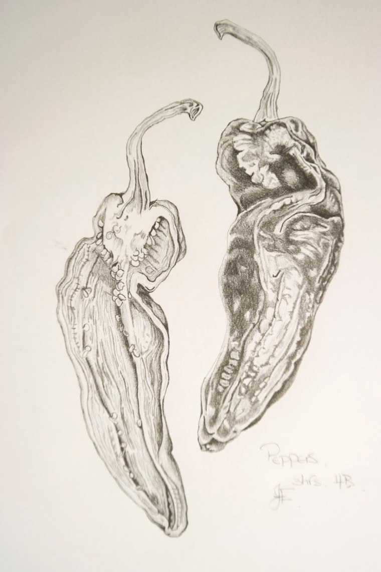 Перец карандашом