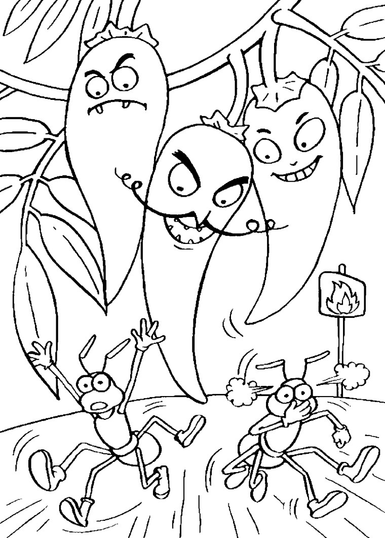 Раскраски Эдисон перец раскраски