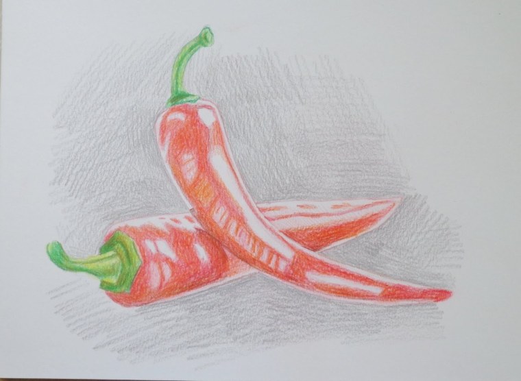 Перец карандашом
