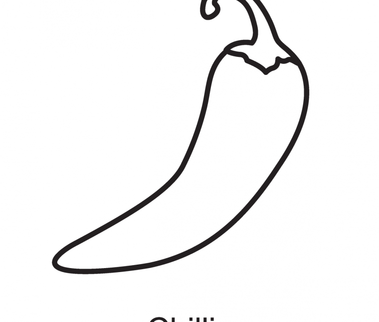 Острый перец раскраска