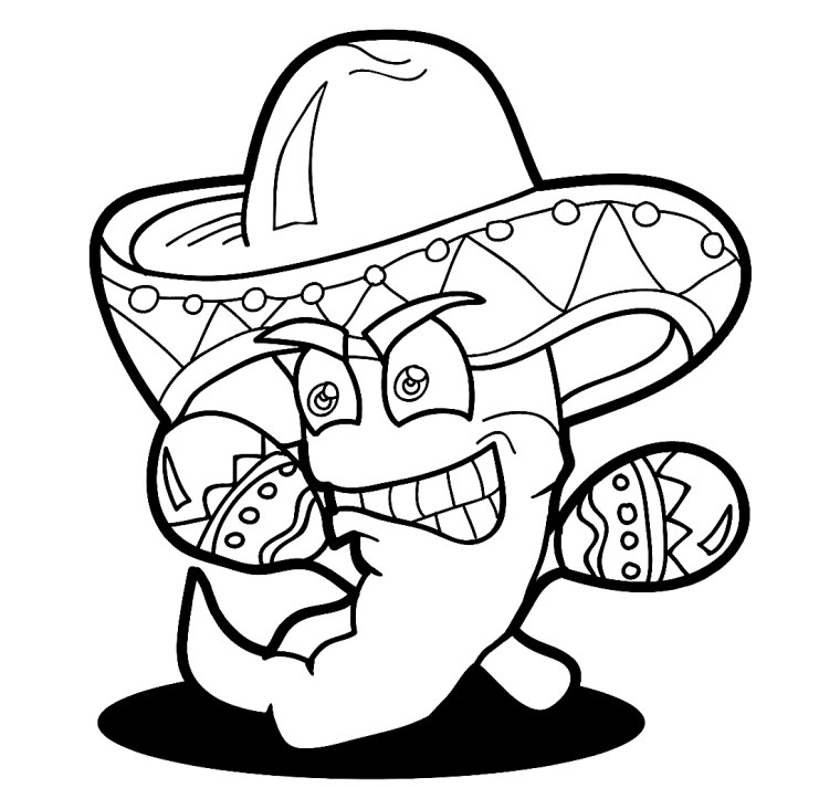 Мексиканские раскраски