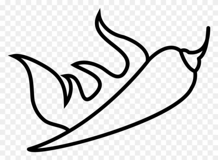 Перец Чили контур