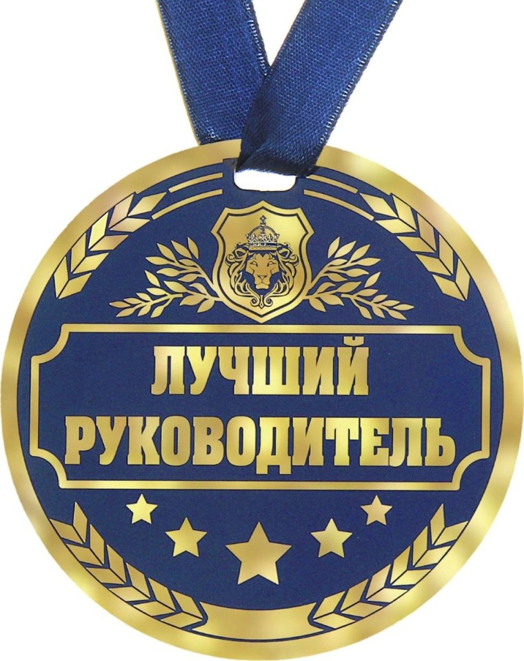 Медаль - "лучший руководитель"