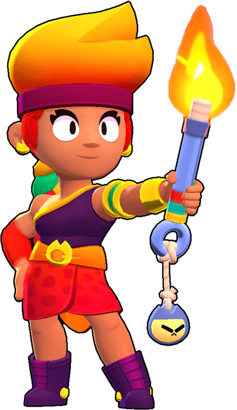 БРАВЛ старс персонажи Амбер