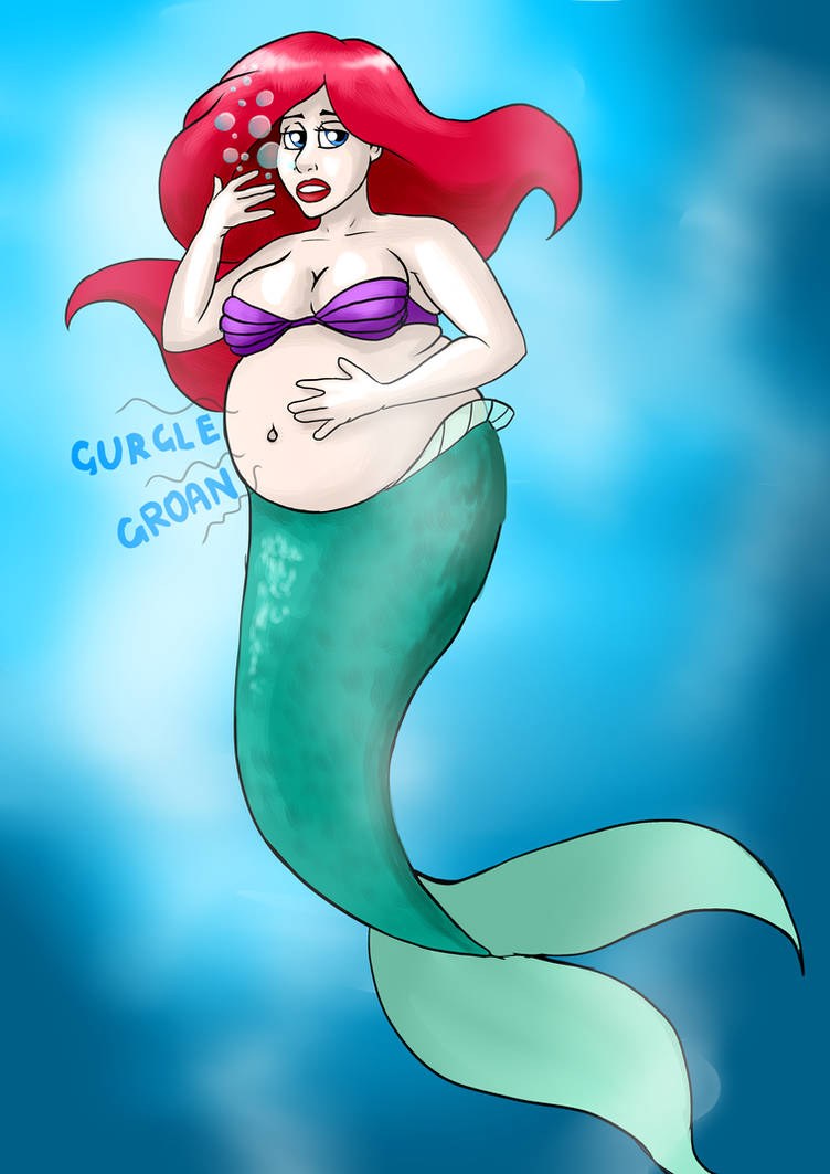 Беременная Ариэль Дисней