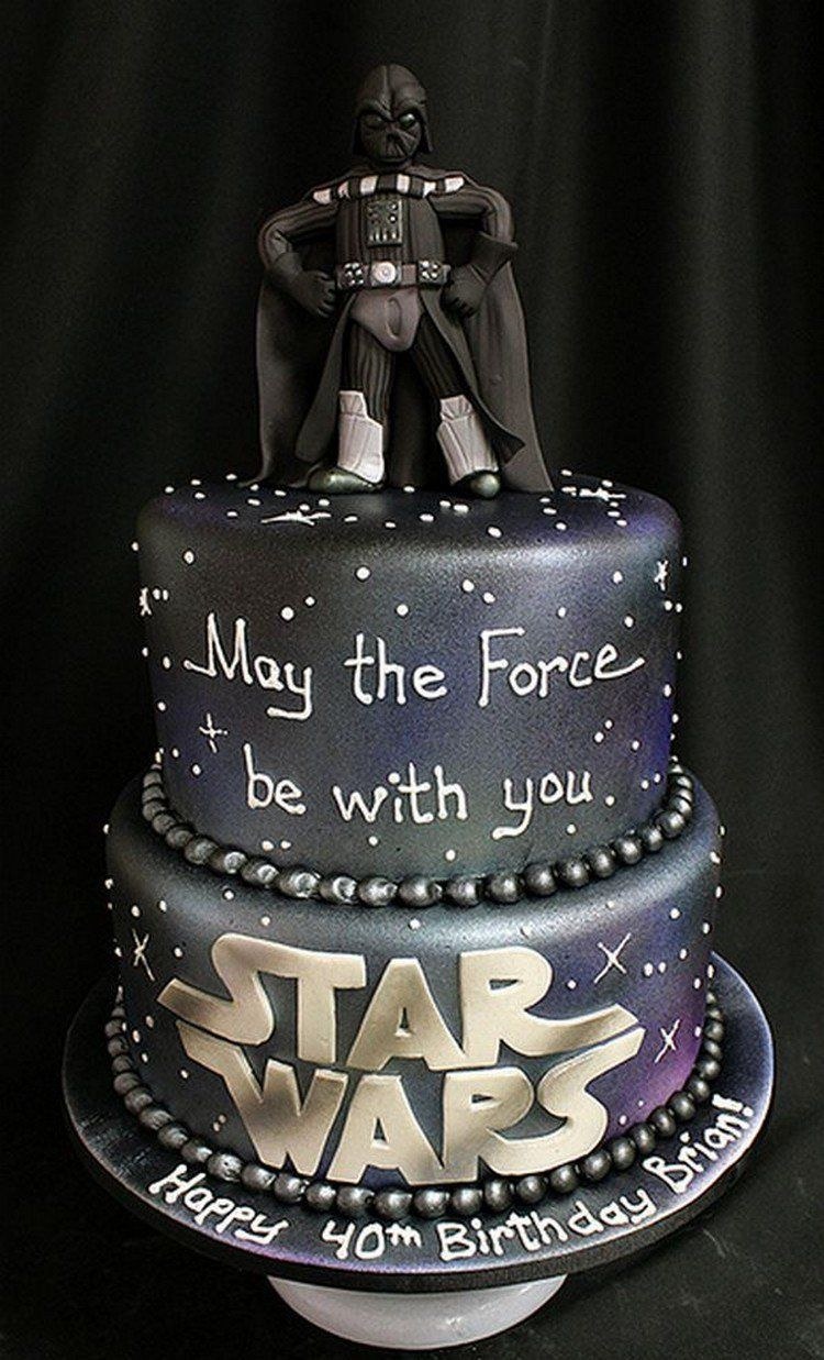 Торт со звездными войнами на день рождения
