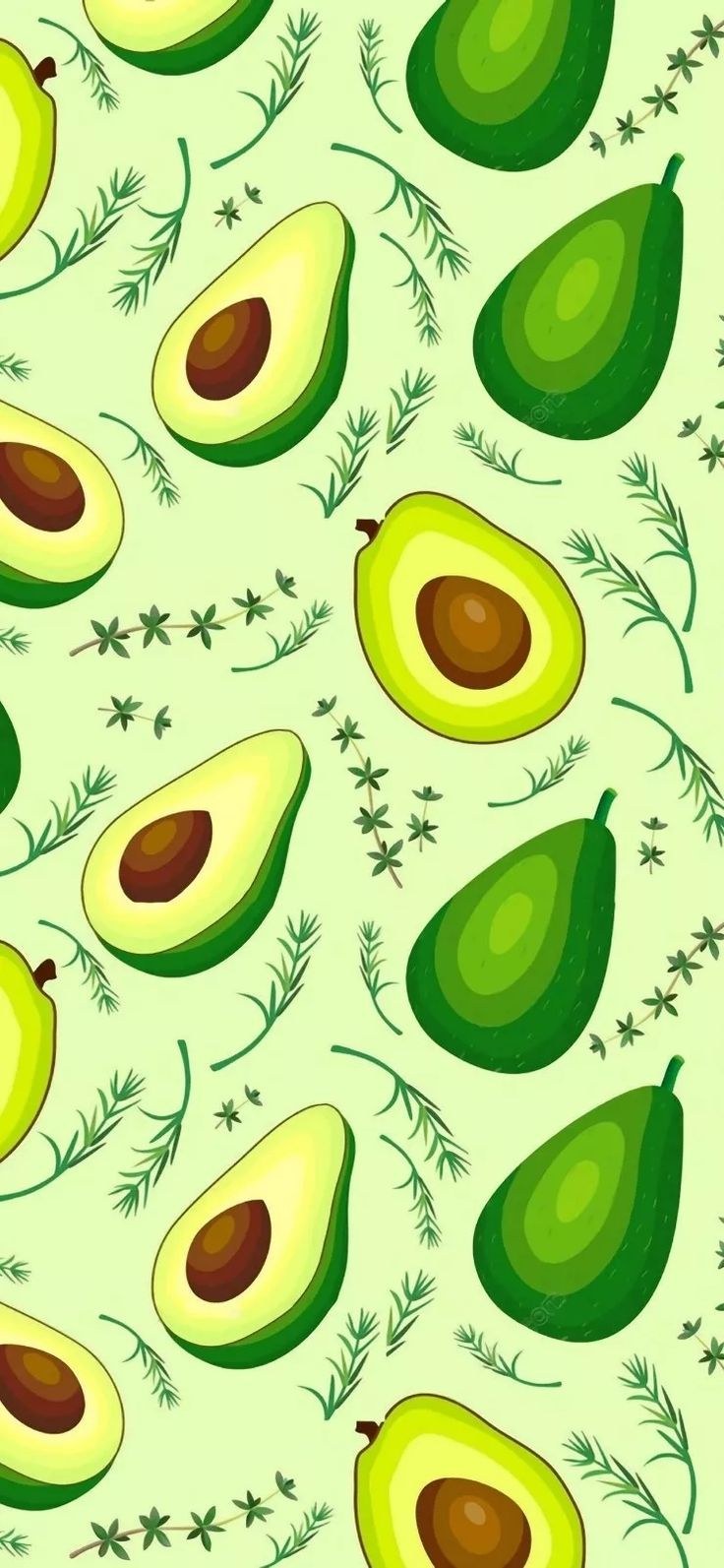 Красивые принты с авокадо