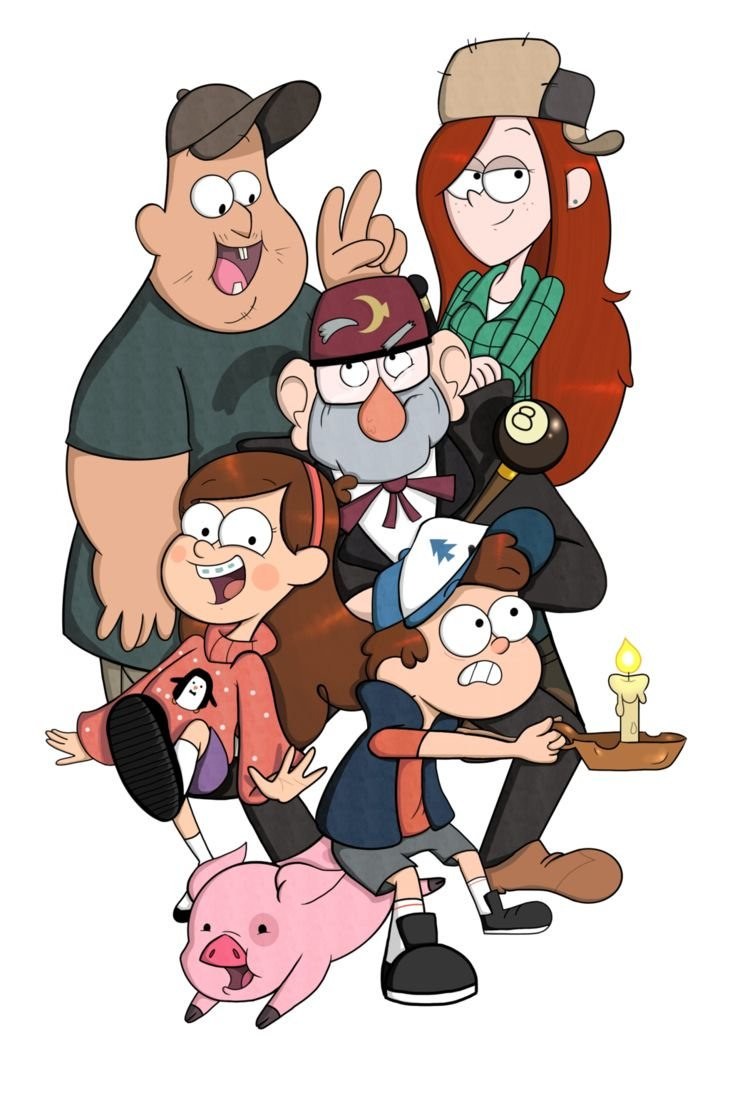 Герои Гравити Фолз Диппер
