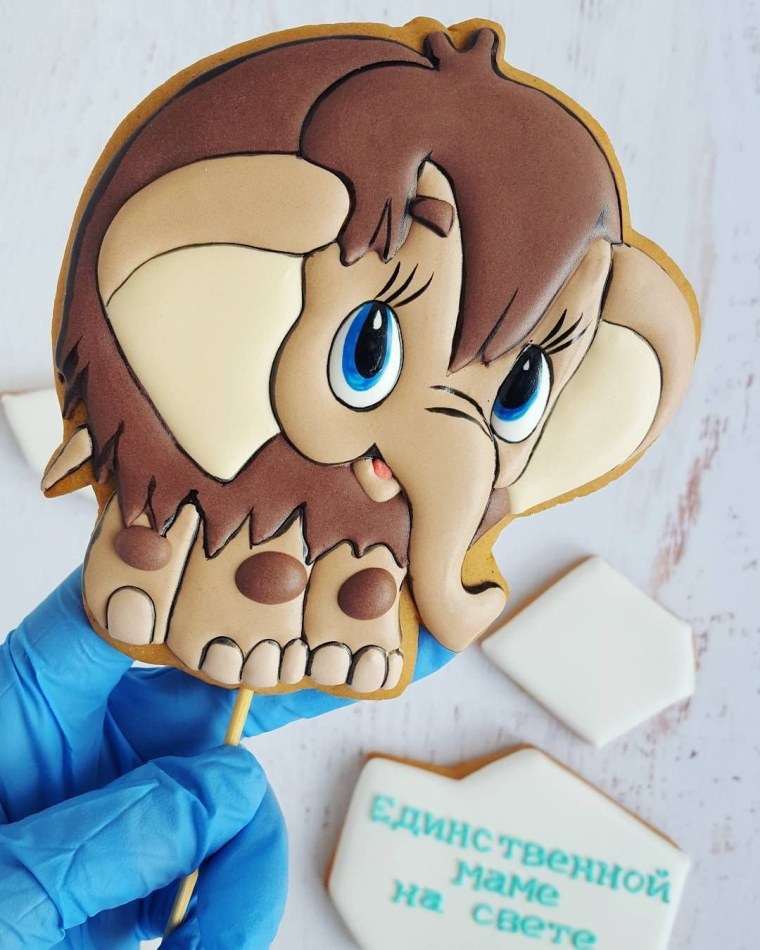 Имбирный пряник Мамонтенок