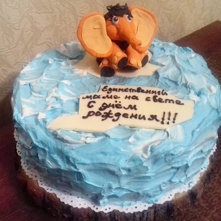 Торт единственной маме на свете