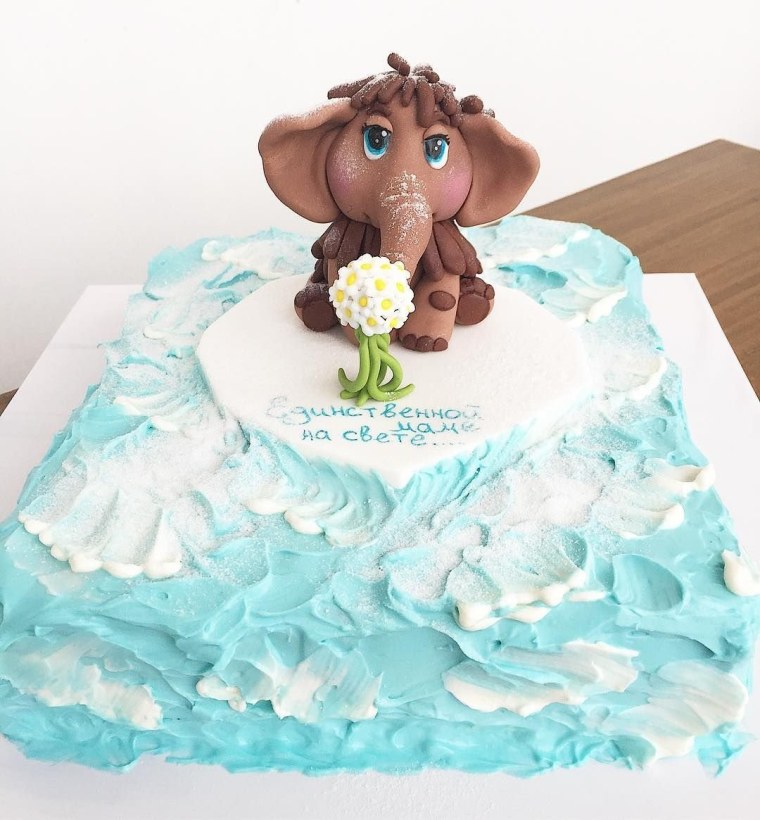 Торт Мамонтенок единственной маме