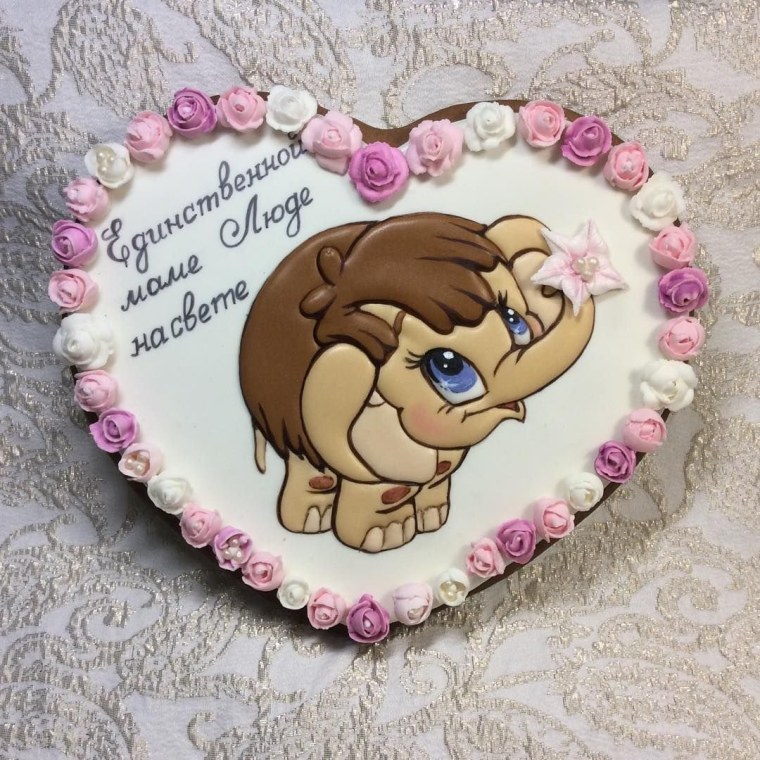 Торт с мамонтенком