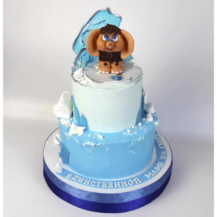 Идеи на 8 марта торт Мамонтенок