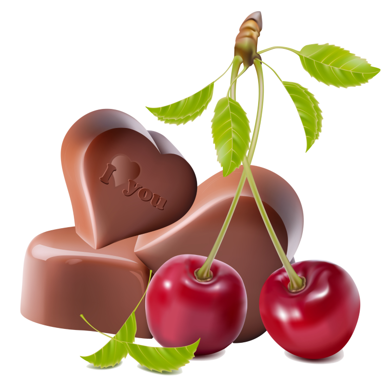 Вишня сердечком