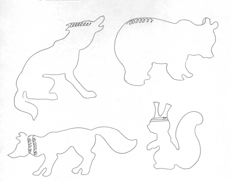 Штриховка животных для дошкольников