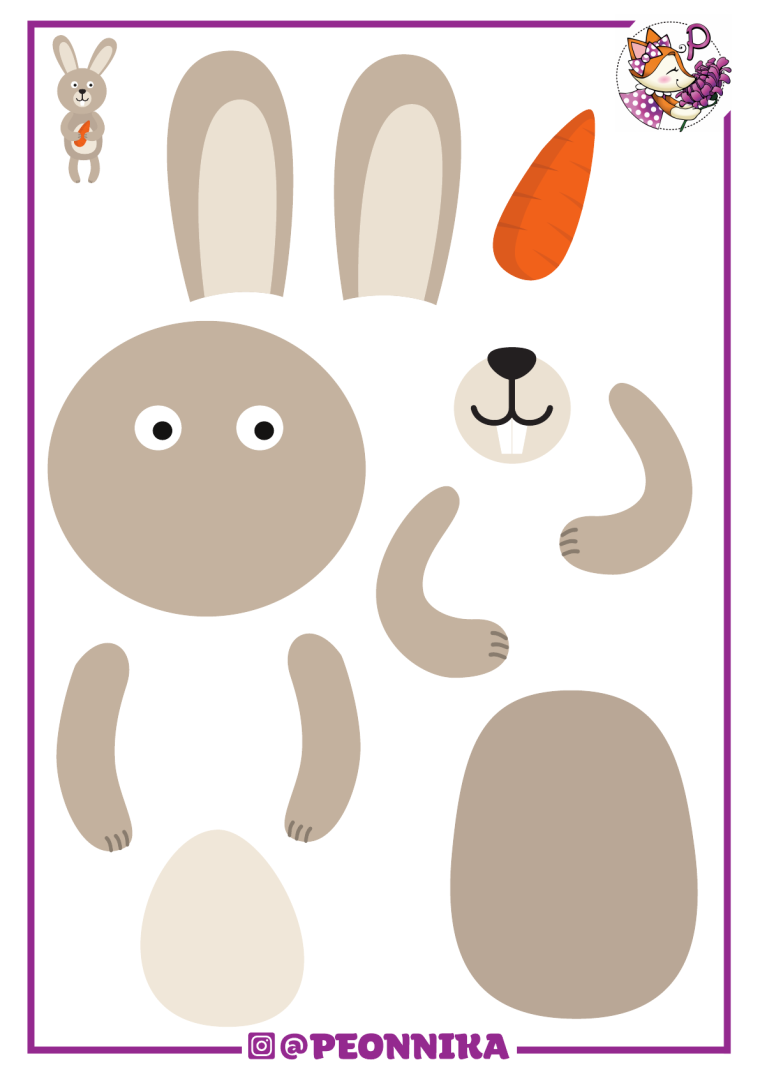 Животные аппликация для детей