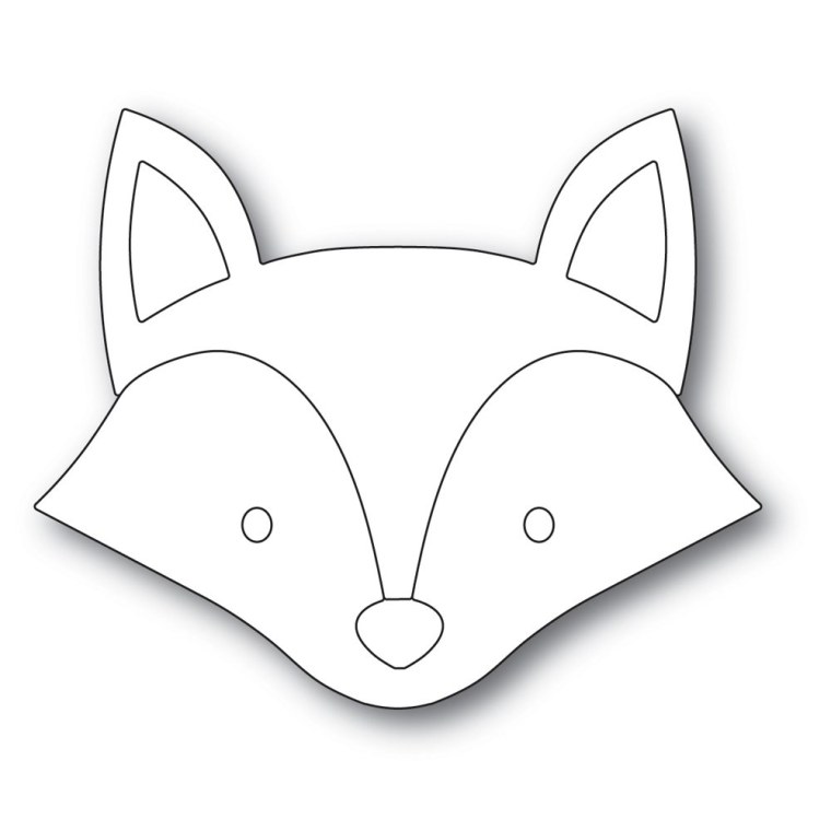 Мордочка лисы для аппликации