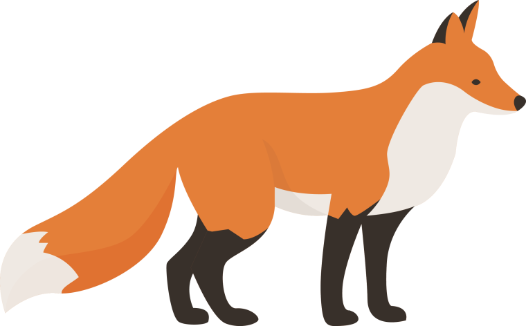 Лиса рисунок для детей