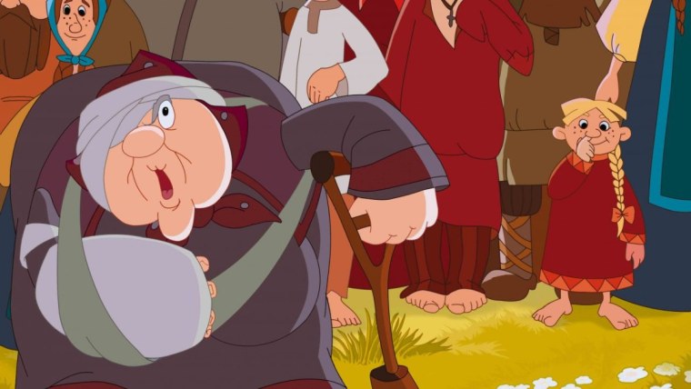 Бабуля Любава Тихон Алеша Попович