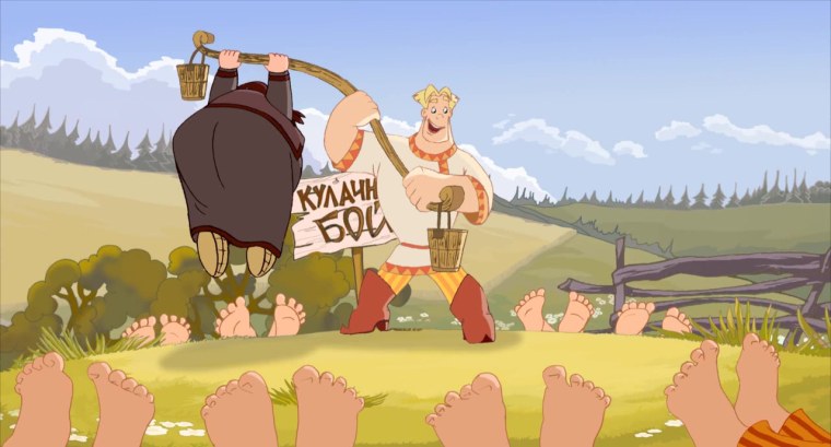 Алёша Попович и Тугарин змей битва