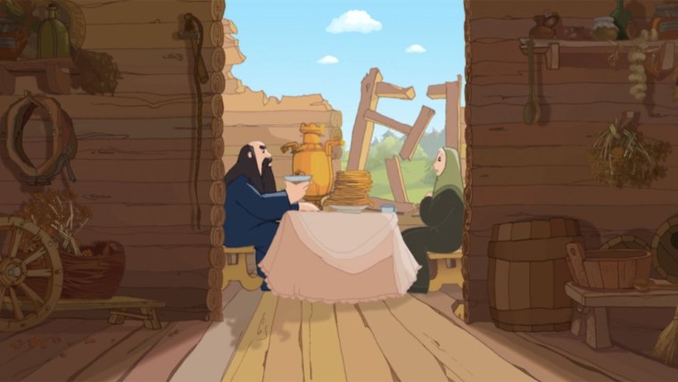 Церковь в мультике Алеша Попович