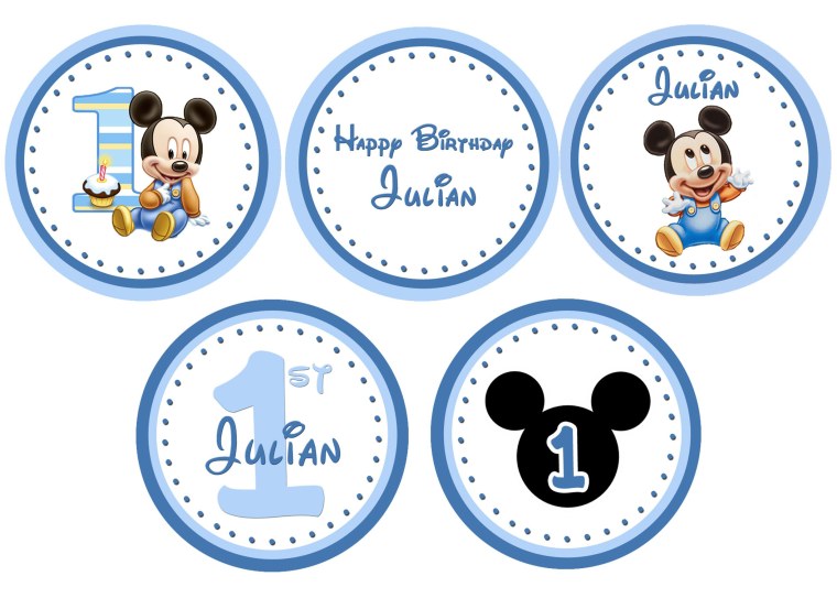 Шаблон топперов для печати