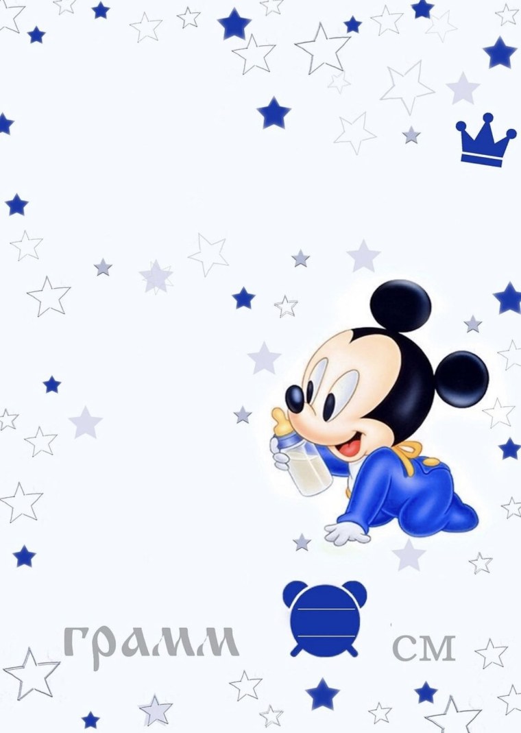 Метрика Микки Маус для мальчика