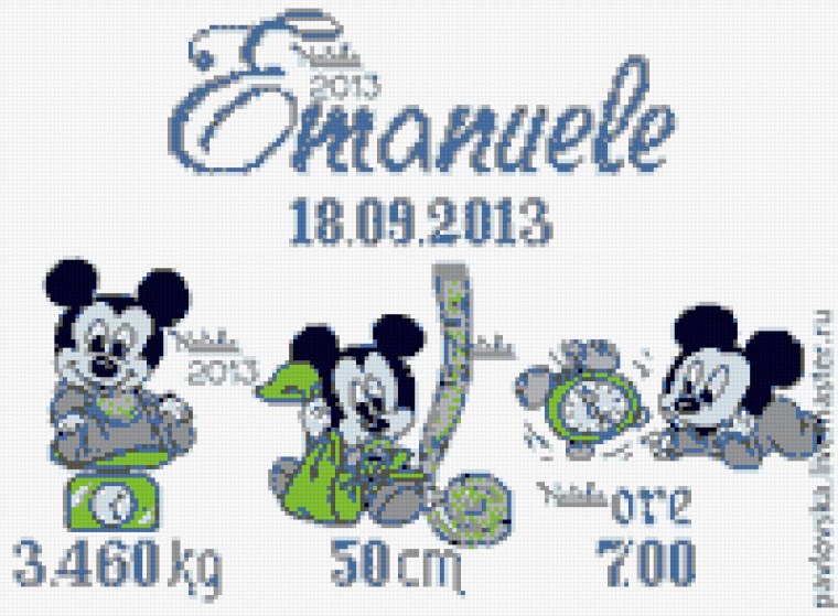 Микки для метрики