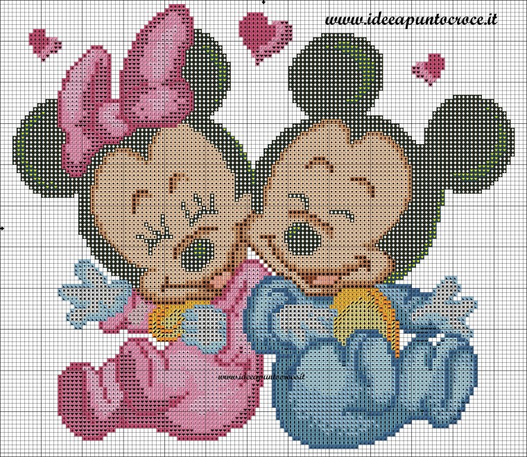 Вышивка крестом малыш