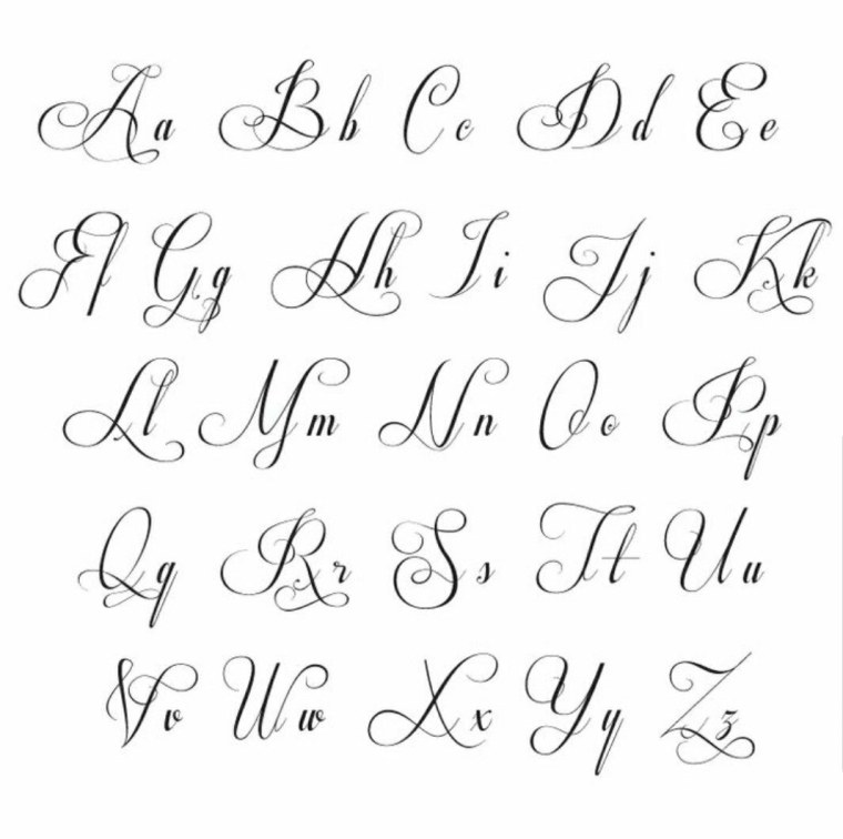 Каллиграфический алфавит