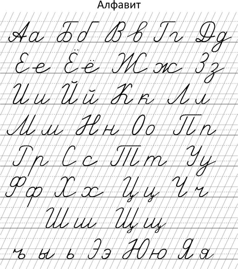 Прописные буквы красивый почерк