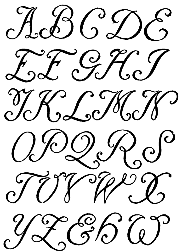 Красивые буквы алфавита