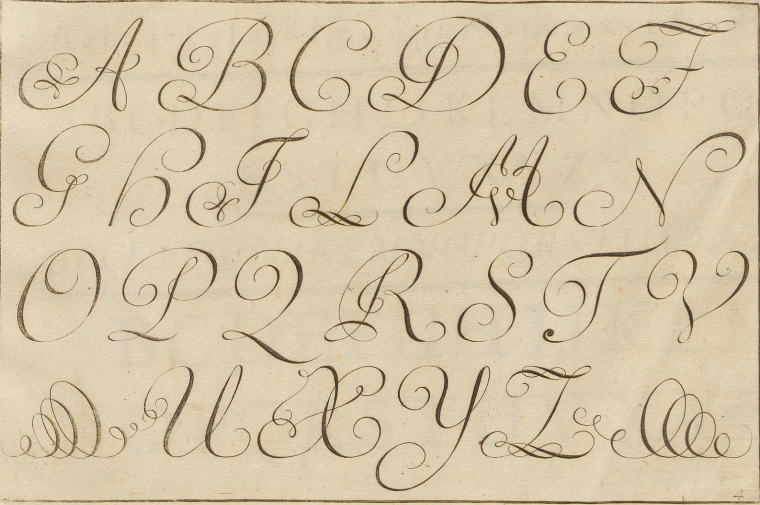 Красивая буква а заглавная каллиграфия