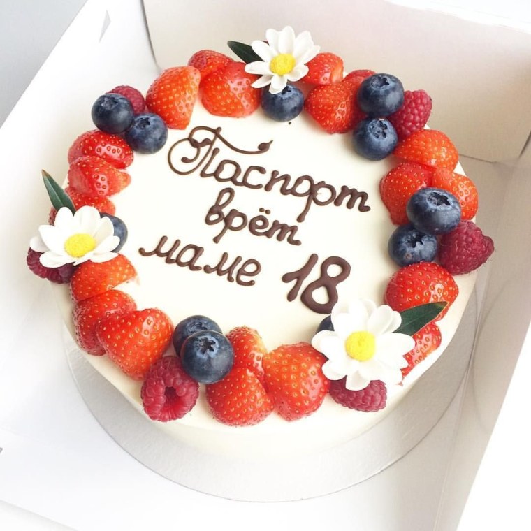 Торт на день рождения маме 18