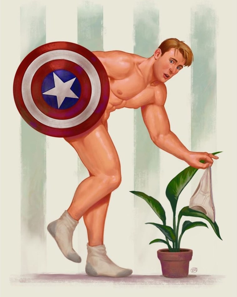 Супергерои в стиле пин-ап от художника Дэвида таласки-Брауна