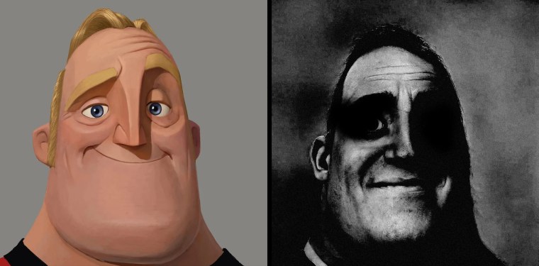 Mr incredible Uncanny
