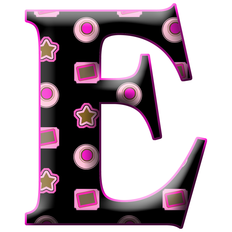 Буква е красивая