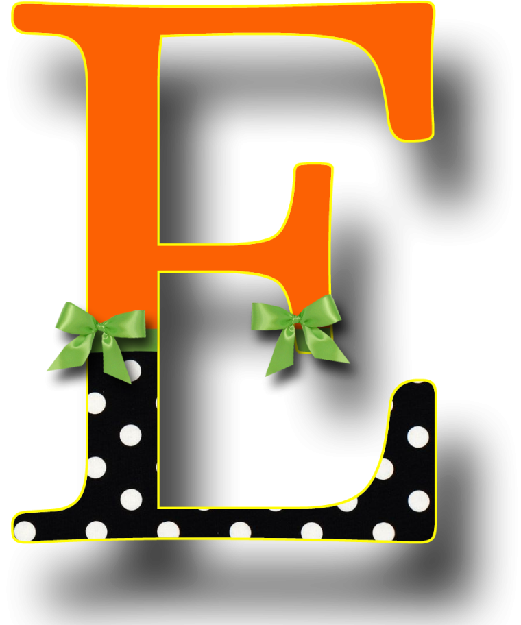 Красивое изображение буквы е