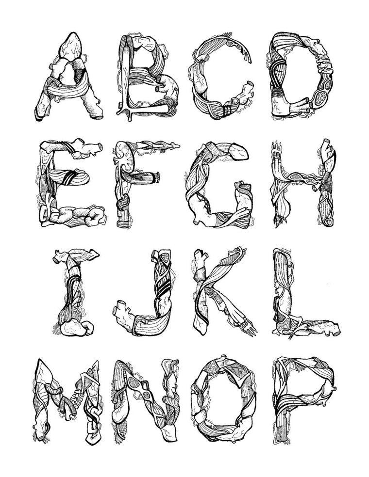 Стилизованные буквы