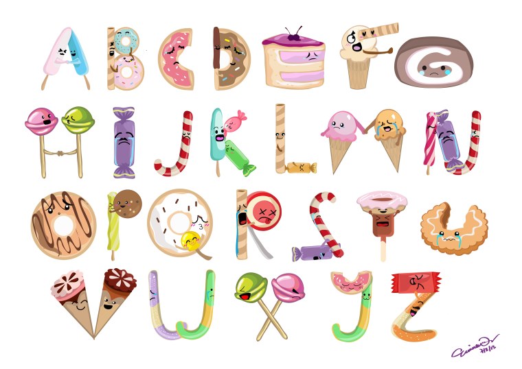 Необычные буквы алфавита