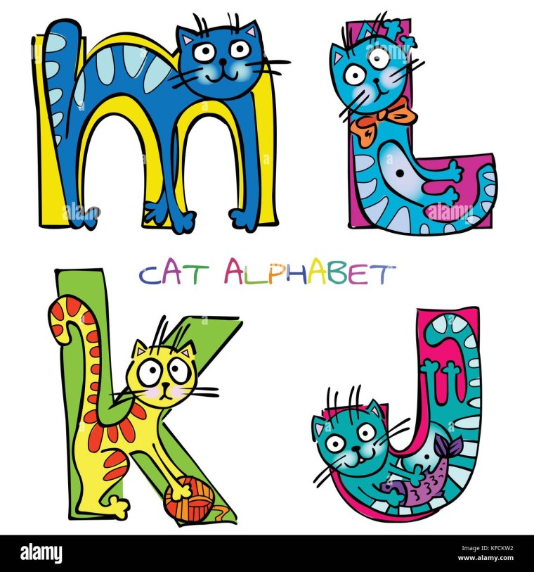 Буква к в виде кошки