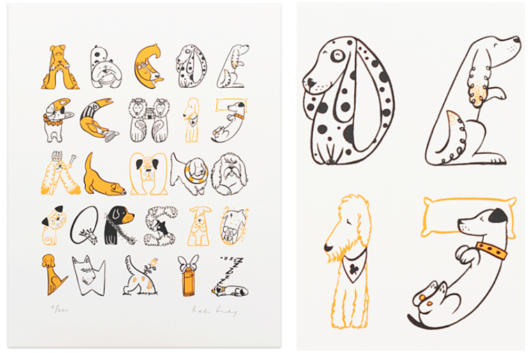 Животные в виде букв