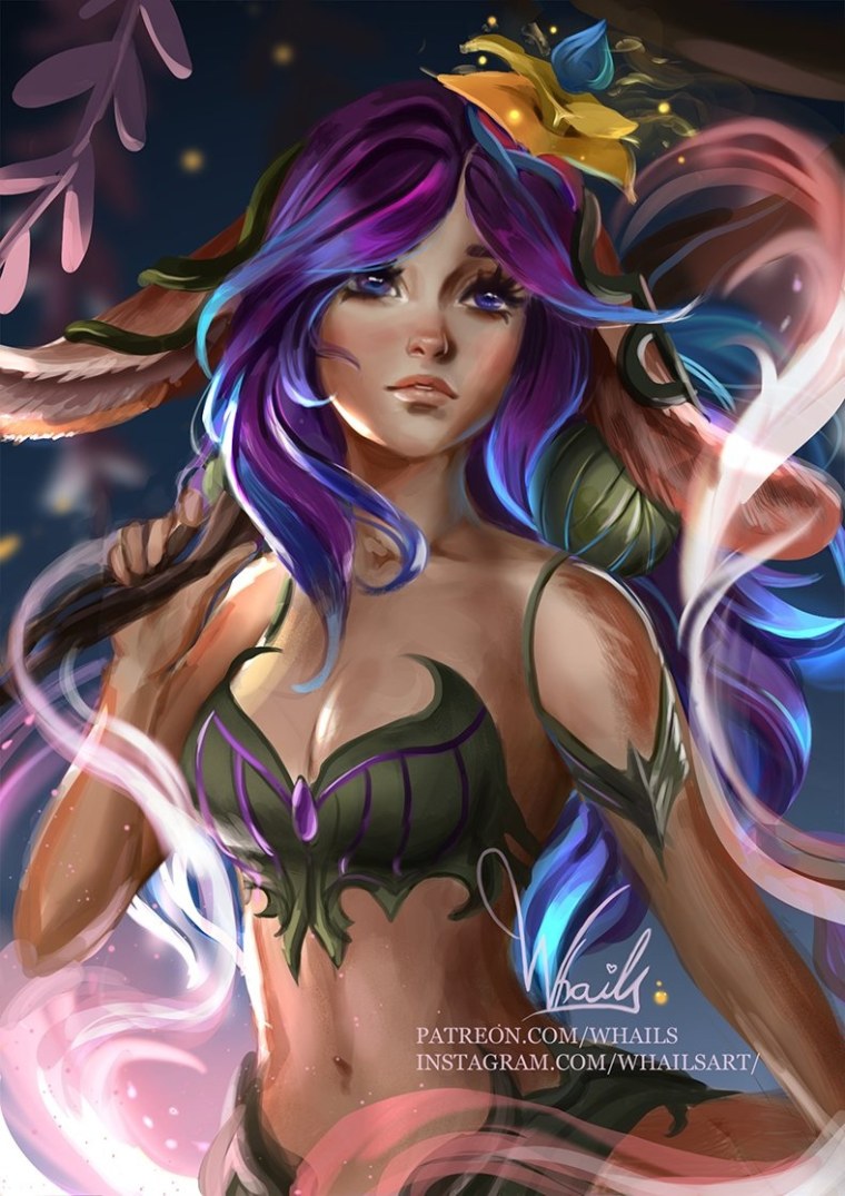 League of Legends Arts Лилия