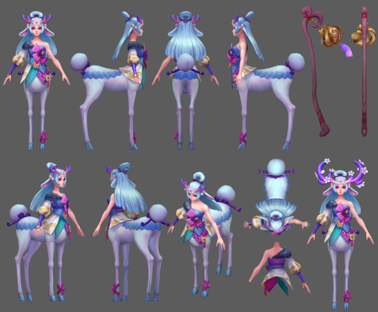 Лилия лига легенд моделька