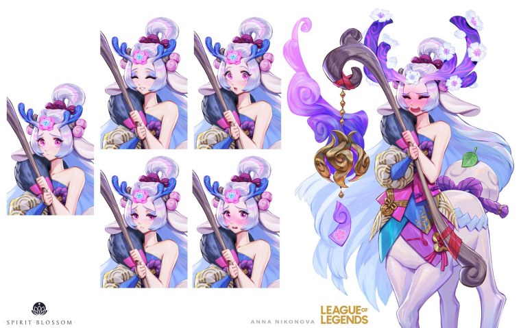 Лилия лига легенд Spirit Blossom