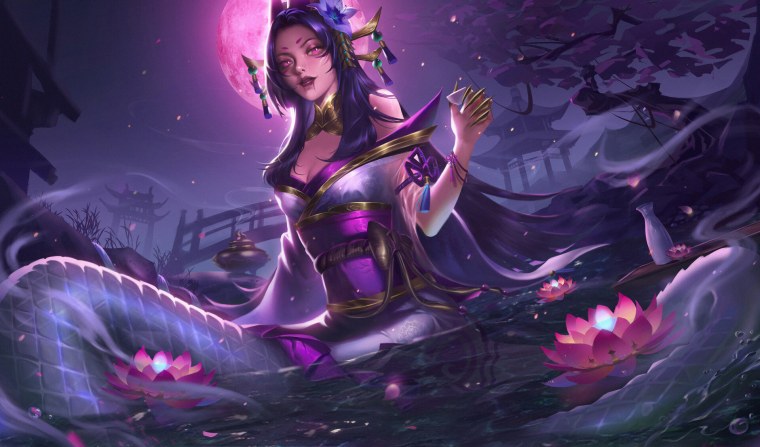 Лига легенд Spirit Blossom Кассиопея